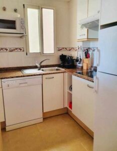 Cocina - Apartamento primera linea Pueblo Acantilado